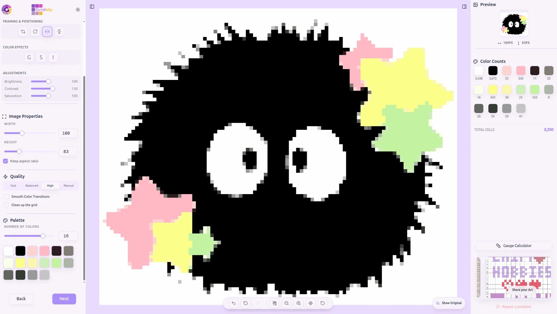 Convertissez vos images en grilles